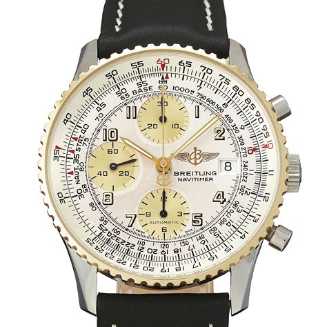 breitling navitimer acciaio oro